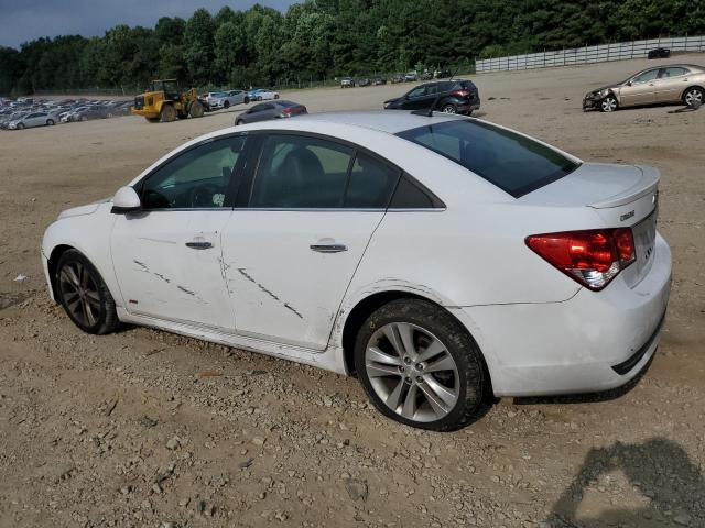 1G1PG5SB8E7311379 - 2014 CHEVROLET CRUZE LTZ WHITE photo 2