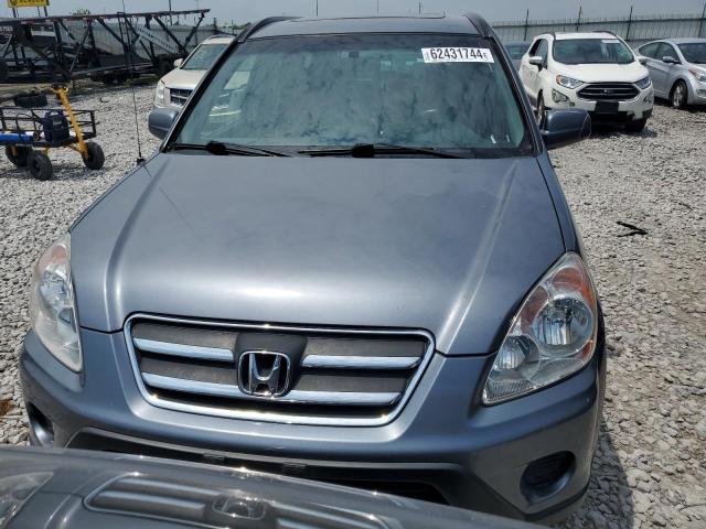 JHLRD78996C011998 - 2006 HONDA CR-V SE GRAY photo 5