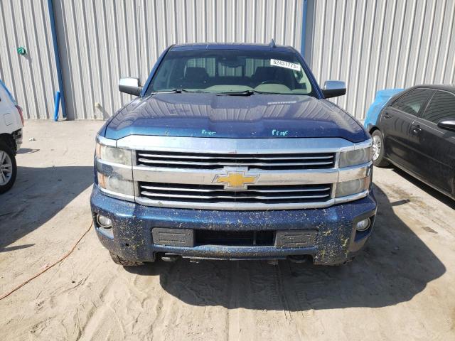 1GC1KXE83FF584146 - 2015 CHEVROLET SILVERADO K2500 HIGH COUNTRY BLUE photo 5