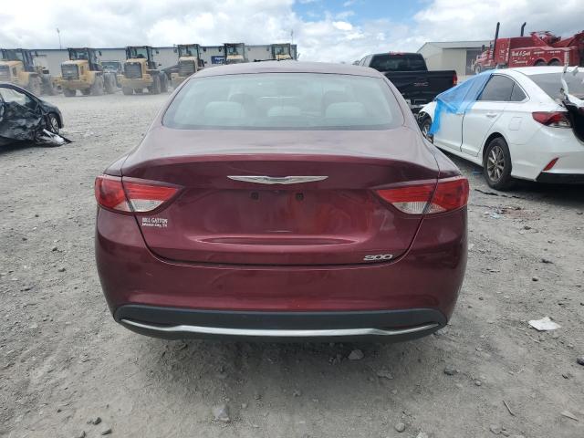 1C3CCCAB5GN101073 - 2016 CHRYSLER 200 LIMITED BURGUNDY photo 6