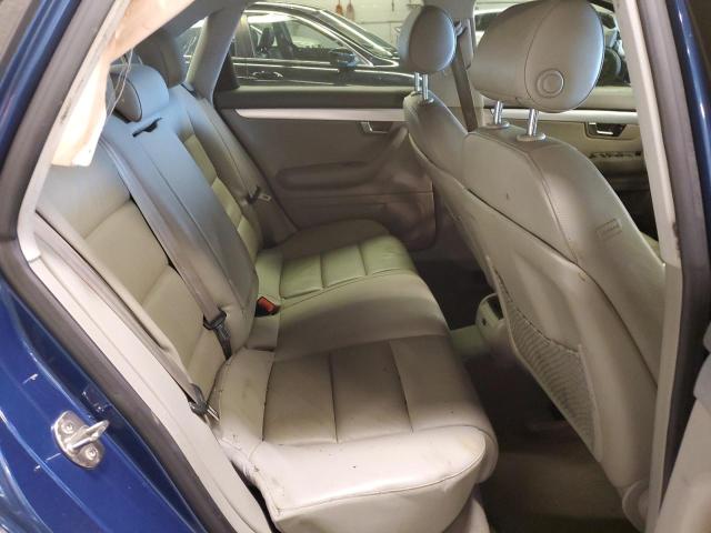 WAUAF78E58A145372 - 2008 AUDI A4 2.0T BLUE photo 10