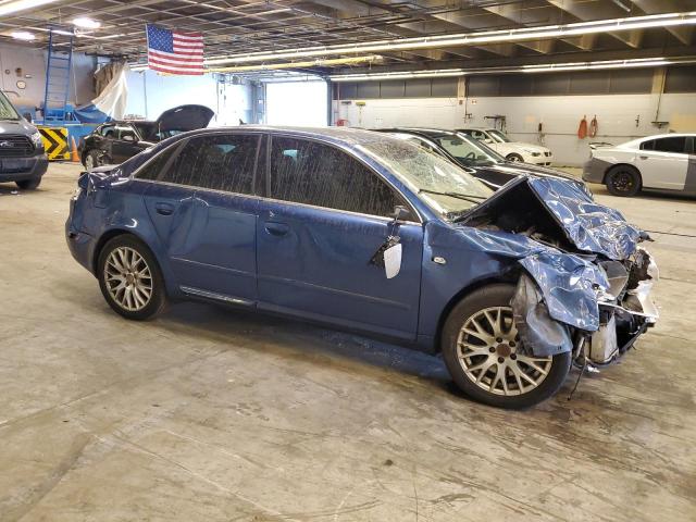 WAUAF78E58A145372 - 2008 AUDI A4 2.0T BLUE photo 4