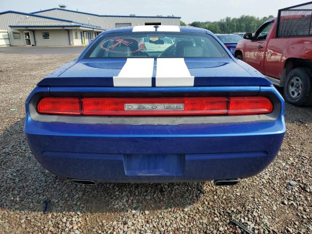 2C3CDYAG8CH257553 - 2012 DODGE CHALLENGER SXT BLUE photo 6