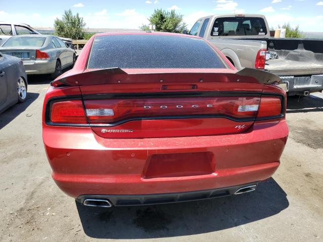 2B3CL5CT5BH571703 - 2011 DODGE CHARGER R/T RED photo 6