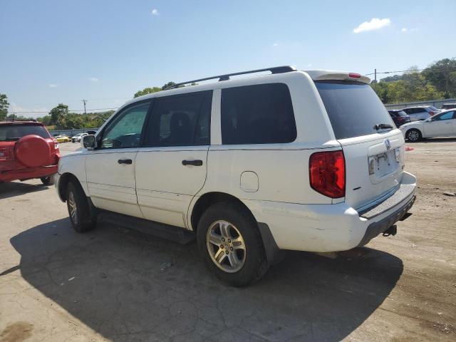 5FNYF18565B016946 - 2005 HONDA PILOT EXL WHITE photo 2