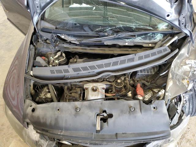 19XFA1F60BE043692 - 2011 HONDA CIVIC LX-S ნაცრისფერი ფოტო 11