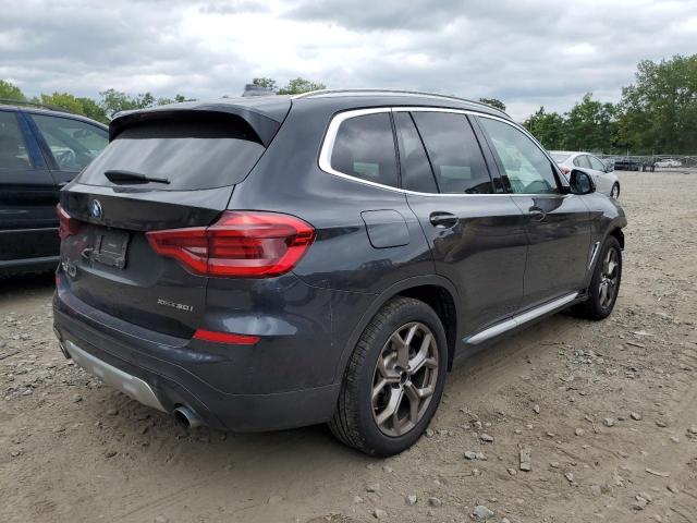 5UXTY5C09M9F30923 - 2021 BMW X3 XDRIVE30I CHARCOAL photo 3