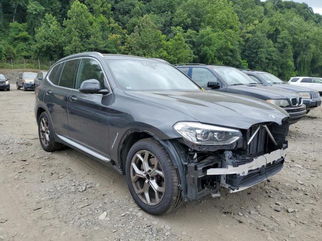 5UXTY5C09M9F30923 - 2021 BMW X3 XDRIVE30I CHARCOAL photo 4