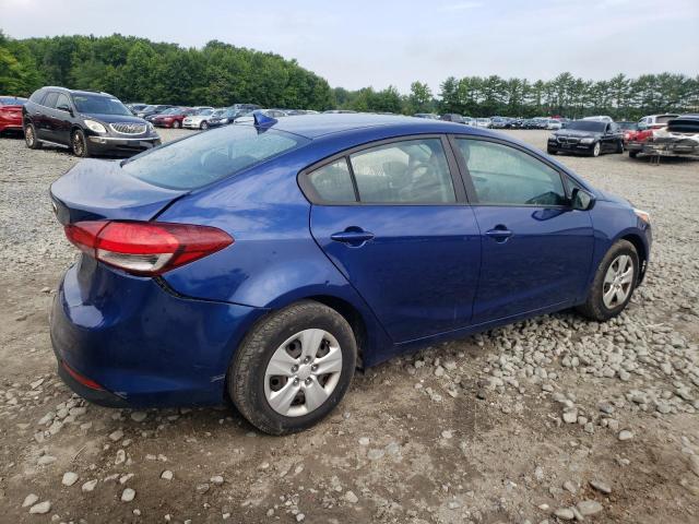 3KPFK4A70JE184291 - 2018 KIA FORTE LX BLUE photo 3