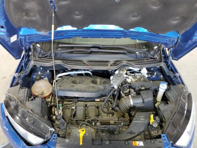 MAJ6P1UL4JC209649 - 2018 FORD ECOSPORT SE BLUE photo 11