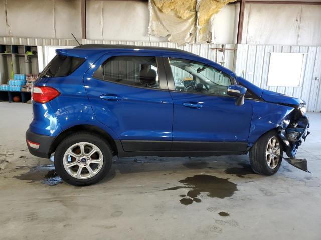 MAJ6P1UL4JC209649 - 2018 FORD ECOSPORT SE BLUE photo 3
