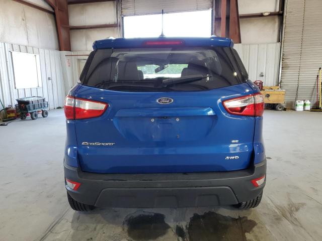 MAJ6P1UL4JC209649 - 2018 FORD ECOSPORT SE BLUE photo 6