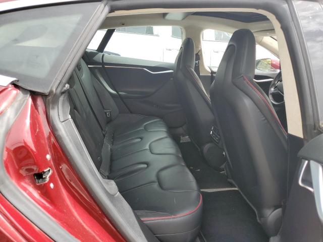 5YJSA1DP2CFS00578 - 2012 TESLA MODEL S წითელი ფოტო 10