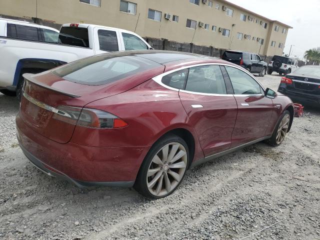 5YJSA1DP2CFS00578 - 2012 TESLA MODEL S წითელი ფოტო 3