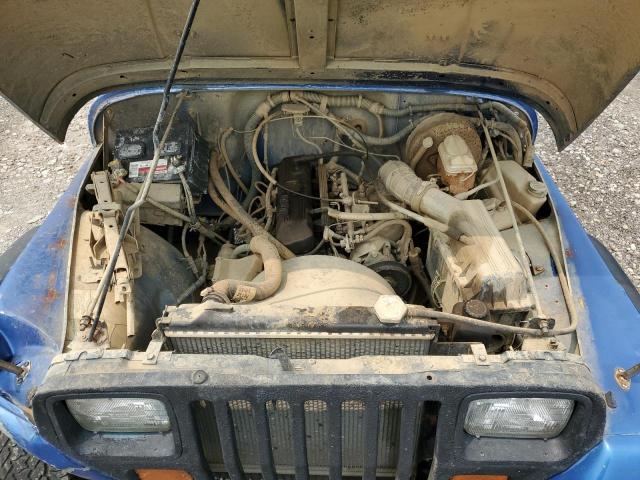 1J4FY19PXSP217049 - 1995 JEEP WRANGLER S Mavi foto 12