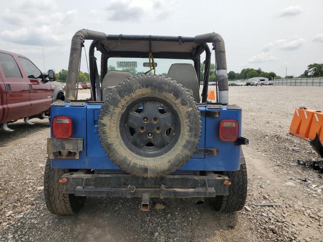 1J4FY19PXSP217049 - 1995 JEEP WRANGLER S Mavi foto 6