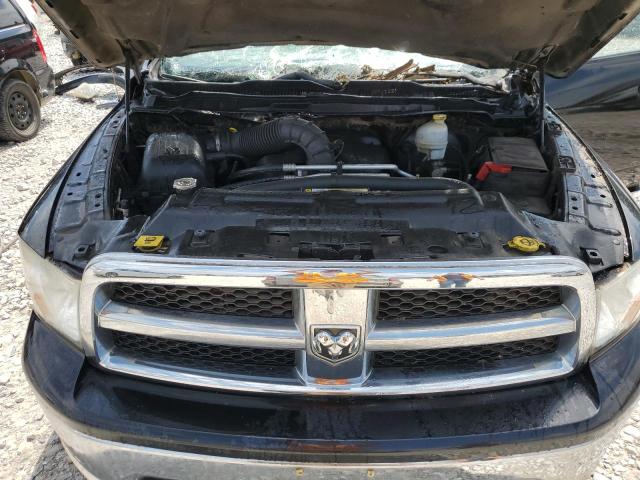 1D7RV1GT1AS157062 - 2010 DODGE RAM 1500 BLACK photo 11