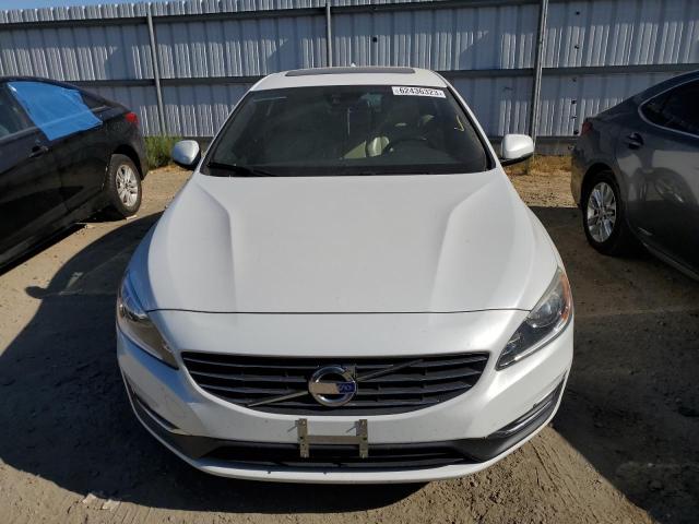 YV126MFB2F1313670 - 2015 VOLVO S60 PREMIER WHITE photo 5