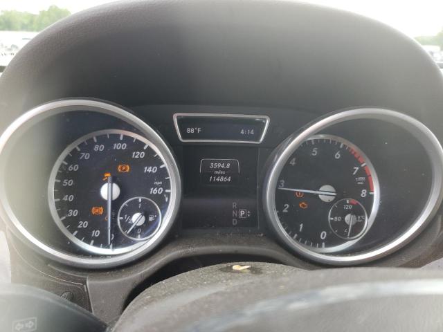 4JGDA5HBXFA529228 - 2015 MERCEDES-BENZ ML 350 4MATIC BLACK photo 9