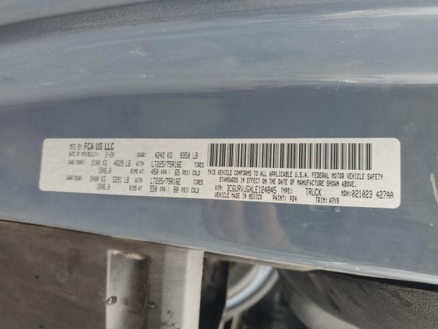 3C6URVJGXLE124845 - 2020 RAM PROMASTER 3500 HIGH ლურჯი ფოტო 13