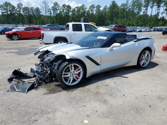 1G1YF2D77F5115445 - 2015 CHEVROLET CORVETTE STINGRAY 3LT SILVER photo 1