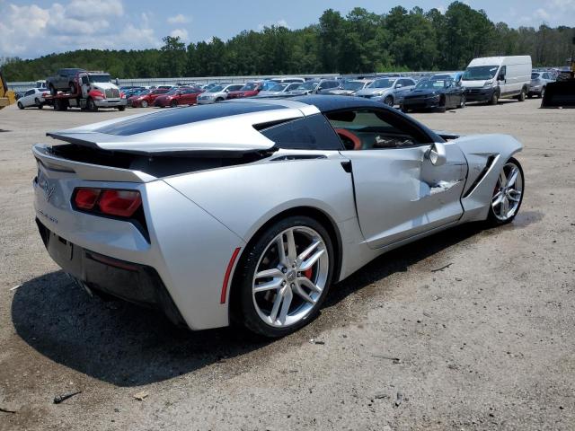 1G1YF2D77F5115445 - 2015 CHEVROLET CORVETTE STINGRAY 3LT SILVER photo 3