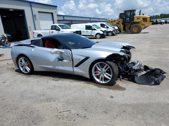 1G1YF2D77F5115445 - 2015 CHEVROLET CORVETTE STINGRAY 3LT SILVER photo 4