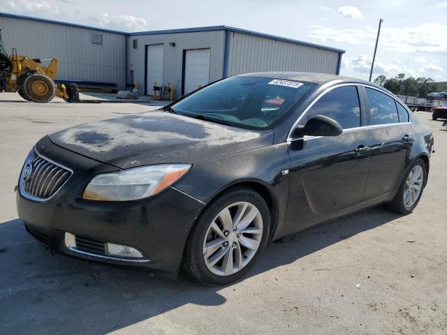 W04GV5EV4B1087295 - 2011 BUICK REGAL CXL BLACK photo 1