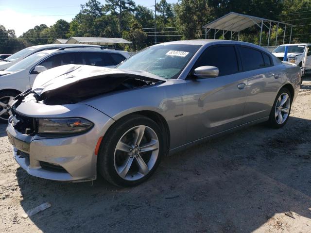 2C3CDXCT0JH182090 - 2018 DODGE CHARGER R/T SILVER photo 1