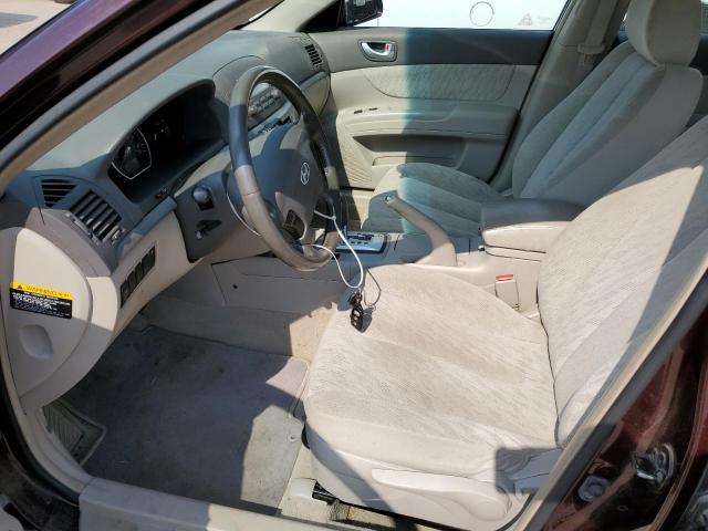 5NPET46C66H060673 - 2006 HYUNDAI SONATA GL BURGUNDY photo 7