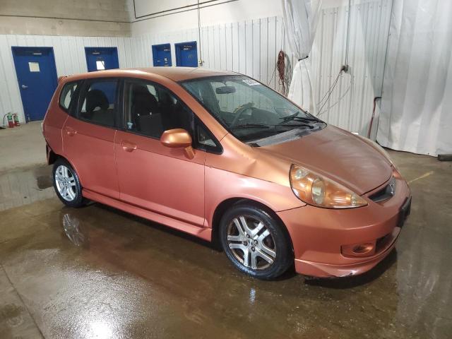 JHMGD38667S055451 - 2007 HONDA FIT S 橙色 照片 4