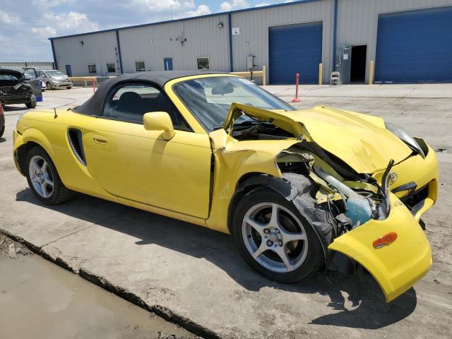 JTDFR3201Y0012197 - 2000 TOYOTA MR2 SPYDER YELLOW photo 4