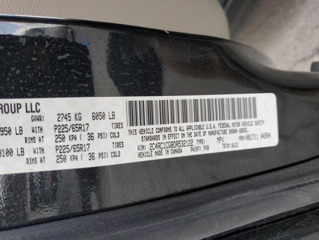 2C4RC1CG8DR532122 - 2013 CHRYSLER TOWN & COU TOURING L BLACK photo 13