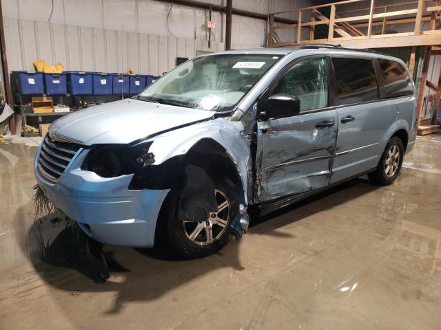 2A8HR44HX8R844945 - 2008 CHRYSLER TOWN & COU LX BLUE photo 1