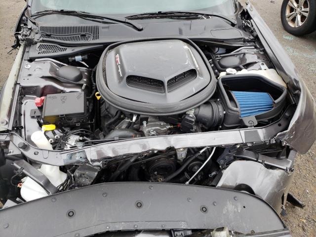 2C3CDZFJ5GH345377 - 2016 DODGE CHALLENGER R/T SCAT PACK GRAY photo 11