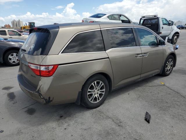 5FNRL5H60BB046176 - 2011 HONDA ODYSSEY EXL GOLD photo 3