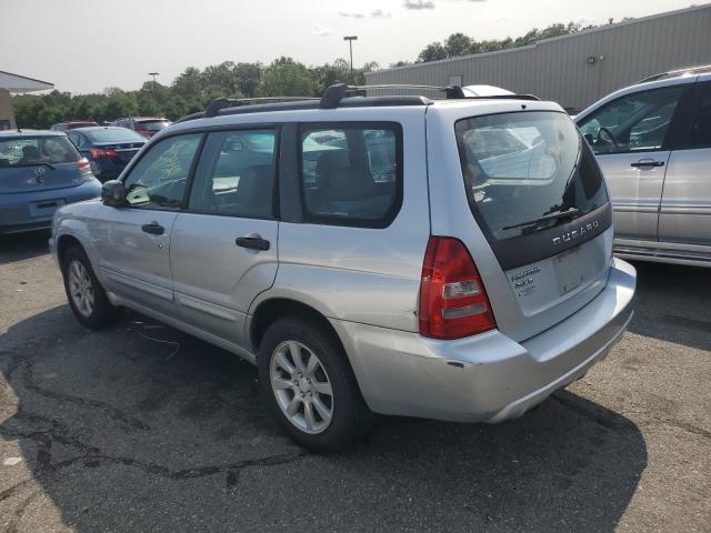 JF1SG65615H721625 - 2005 SUBARU FORESTER 2.5XS SILVER photo 2