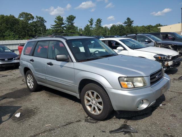 JF1SG65615H721625 - 2005 SUBARU FORESTER 2.5XS SILVER photo 4