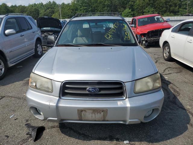JF1SG65615H721625 - 2005 SUBARU FORESTER 2.5XS SILVER photo 5