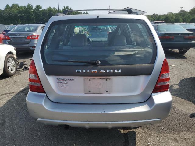 JF1SG65615H721625 - 2005 SUBARU FORESTER 2.5XS SILVER photo 6