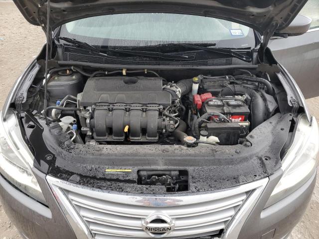 3N1AB7AP9FY313388 - 2015 NISSAN SENTRA S GRAY photo 11