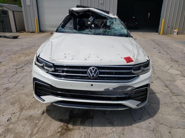 3VV4B7AXXNM077982 - 2022 VOLKSWAGEN TIGUAN SEL R-LINE WHITE photo 5