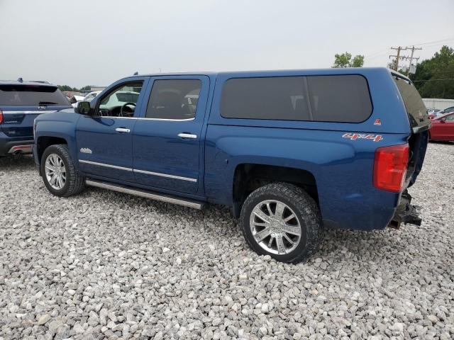 3GCUKTEJ0HG100475 - 2017 CHEVROLET SILVERADO K1500 HIGH COUNTRY BLUE photo 2