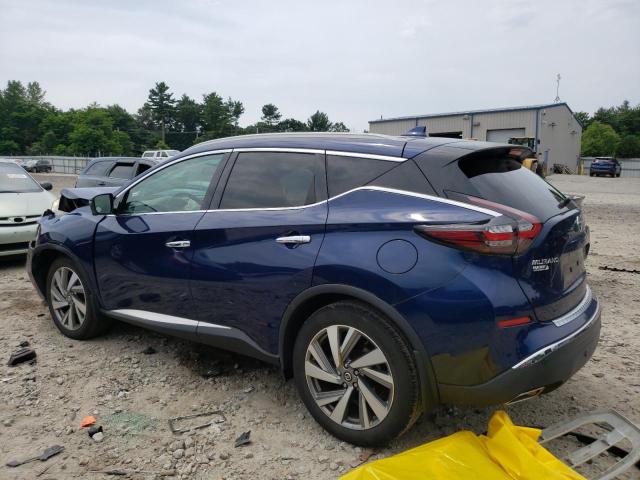 5N1AZ2CS9LN145785 - 2020 NISSAN MURANO SL BLUE photo 2