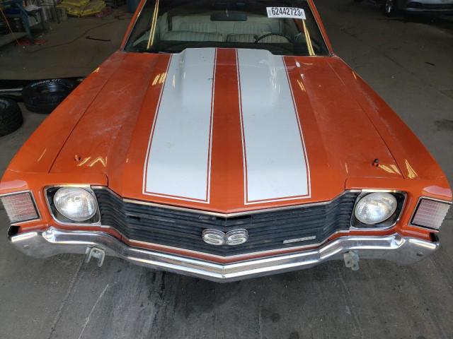 1D37J2R535939 - 1972 CHEVROLET MALIBU ALL 橙色 照片 11