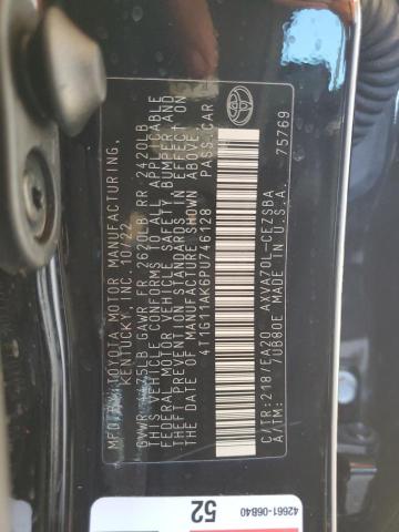 4T1G11AK6PU746128 - 2023 TOYOTA CAMRY SE NIGHT SHADE BLACK photo 12