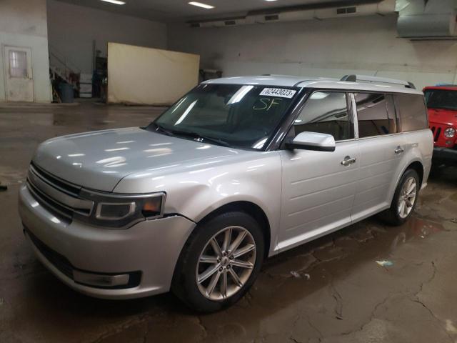 2FMHK6D8XFBA14202 - 2015 FORD FLEX LIMITED SILVER photo 1