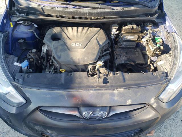 KMHCT4AE1EU706167 - 2014 HYUNDAI ACCENT GLS BLUE photo 11