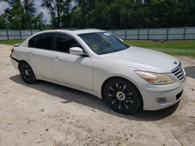 KMHGC46E39U034287 - 2009 HYUNDAI GENESIS 3.8L WHITE photo 4