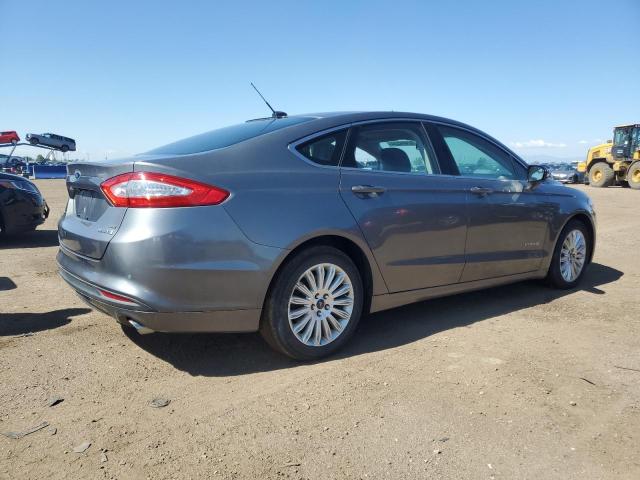 3FA6P0LU2DR142303 - 2013 FORD FUSION SE HYBRID GRAY photo 3